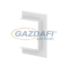 OBO 6278890 G-AWAO90130RW Fali Takarókeret nyitott kivitel 198x25x124mm hófehér alumínium