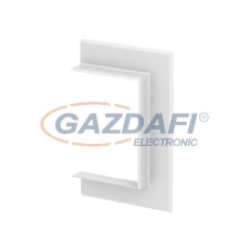 OBO 6278890 G-AWAO90130RW Fali Takarókeret nyitott kivitel 198x25x124mm hófehér alumínium villanyszerelés