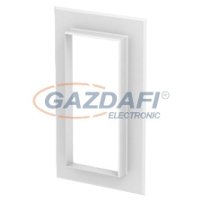 OBO 6279050 G-AWAG90210RW Fali Takarókeret zárt kivitel 278x25x158mm hófehér alumínium villanyszerelés