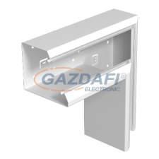 OBO 6282730 GEK-SAFF133110P Lapos Sarokelem eső sarokidom, pultcsatornához 133x110mm hófehér acél villanyszerelés