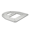 OBO 6290331 ISSBP110100WA Fenéklemez 170x160x3mm fehéralumínium acél