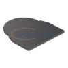 OBO 6290358 ISSGU110100 Gumialátét ISS 110100R-hez 110x100x4mm fekete gumi