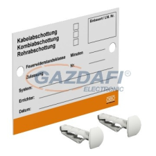 OBO 7205429 KS-S EN Felirati Tábla tűzgátló tömítéshez 100x70mm PVC villanyszerelés