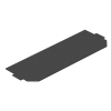 OBO 7407592 LPA GB3 Takarólemez 208x76mm grafitszürke PVC