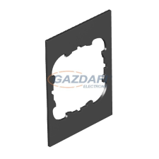 OBO 7408236 T4B P1S 9011 Fedlap 1xEK, T4B-hez 55x77mm grafitszürke PVC villanyszerelés