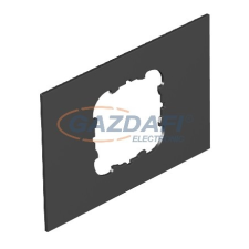OBO 7408244 T4B P2S 9011 Fedlap 1xEK, T4B-hez 110x77mm grafitszürke PVC villanyszerelés