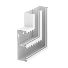 OBO Bettermann 6278420 GS-DFS70210RW Lapos sarokelem emelkedő szimmetrikus 70x210mm hófehér villanyszerelés