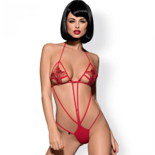 Obsessive LUIZA - TULIPÁNOS, PÁNTOS BODY - PIROS (S/M) body