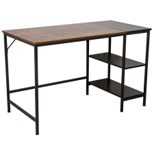Ocala íróasztal fekete-barna 75x120x60 cm 317831 íróasztal