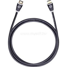 Oehlbach 126 Easy Connect 0,75m 4K fekete HDMI kábel ethernettel (D1C126) kábel és adapter
