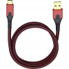 Oehlbach USB kábel USB 3.2 Gen1 (USB 3.0 / USB 3.1 Gen1) USB-A dugó, USB-C® dugó 3.00 m Piros/fekete aranyozott érintkező 9443 (9443)