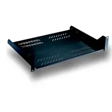 OEM 19" polc, perforált, 2U, 280mm szerver