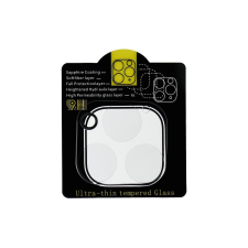 OEM 5D Full Glue Camera edzett üveg - iPhone 12 Pro Max átlátszó mobiltelefon kellék