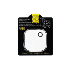 OEM 5D Full Glue kamera edzett üveg - iPhone 14 Plus átlátszó mobiltelefon kellék