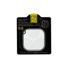 OEM 5D Full Glue kamera edzett üveg - iPhone 14 Pro átlátszó mobiltelefon kellék