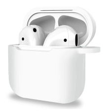 OEM Apple Airpods Pro szilikon tok fehér audió kellék