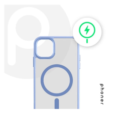 OEM Apple iPhone 14 Pro Hybrid Mag MagSafe kemény hátlap tok égkék tok és táska