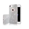OEM Apple Iphone 16 Pro Glitter szilikon csillogó tok ezüst