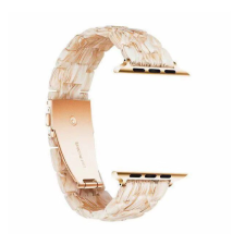 OEM Apple Watch óraszíj, kompatibilis 42/44/45mm kijelzőjű okosórákkal, selyembarna óraszíj