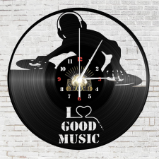 OEM Bakelit óra - I love good music falióra