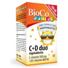 OEM Bioco c+d duo junior rágótabletta 100 db vitamin és táplálékkiegészítő