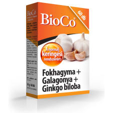 OEM Bioco fokhagyma+galagonya+gingko biloba tabletta 60 db vitamin és táplálékkiegészítő