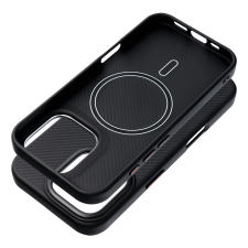 OEM CARBON ELITE MAG COVER MagSafe-kompatibilis tok iPhone 15 Plus - fekete tok és táska