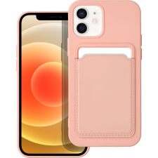 OEM Card Kártyatartós Tok iPhone 12 Rózsaszín (5903396153709) tok és táska