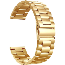 OEM Colmi okosóra szíj, fém, arany, 20mm, Steel Metal Strap okosóra kellék