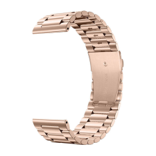OEM Colmi okosóra szíj, fém, rose gold, 22mm, Steel Metal Strap okosóra kellék