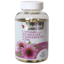OEM DAMONA Damona c-vitamin 1000mg+echinacea+csipkebogyó+cink bevont tabletta 80 db vitamin és táplálékkiegészítő