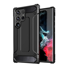 OEM Defender szilikon telefonvédő (ütésállóság. légpárnás sarok. fémhatás) FEKETE tok és táska