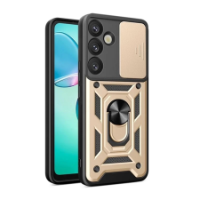 OEM Defender szilikon telefonvédő (ütésállóság. tartógyűrű. kameravédő) ARANY tok és táska