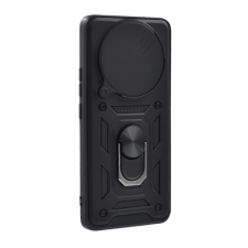 OEM Defender szilikon telefonvédő (ütésállóság. tartógyűrű. kameravédő) FEKETE tok és táska