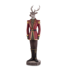 OEM Diótörő figura szarvas poly 115x35cm karácsonyi dekoráció