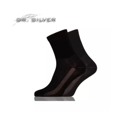 OEM Dr. Silver Medical ezüstszálas bokazokni 38-40 fekete gyógyászati segédeszköz