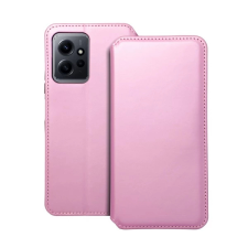 OEM Dual Pocket Xiaomi Redmi Note 12 5G flip tok rózsaszín tok és táska
