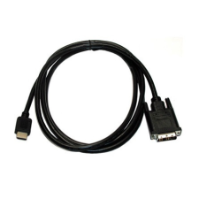 OEM DVI-D -&gt; HDMI M/M video jelkábel 5m fekete kábel és adapter