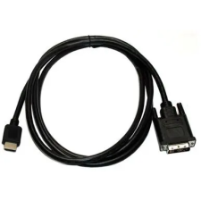 OEM DVI-D <-> HDMI M/M video jelkábel 3m fekete audió/videó kellék, kábel és adapter