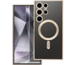 OEM ELECTRO MAG COVER MagSafe-kompatibilis tok Samsung Galaxy S24 FE - arany színű tok és táska