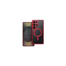 OEM ELECTRO MAG COVER MagSafe-kompatibilis tok Samsung Galaxy S25 Edge - piros tok és táska