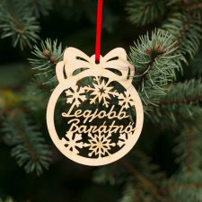 OEM Fa karácsonyfadísz – Legjobb barátnő 5db, Fa karácsonyfadísz – Legjobb barátnő 5db karácsonyfadísz