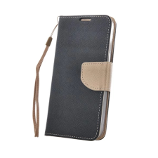 OEM Fancy Samsung Galaxy A25 5G flip tok fekete-arany tok és táska