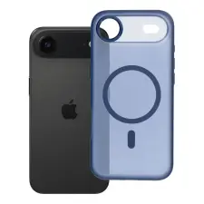 OEM Flexline Mag Cover tok iPhone 17 AIR Magsafe kompatibilis sötétkék tok és táska