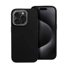 OEM Frame iPhone 15 Pro közepesen ütésálló tok kameravédő kerettel fekete tok és táska