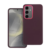 OEM Frame Samsung S24 Plus közepesen ütésálló tok kameravédő kerettel lila tok és táska