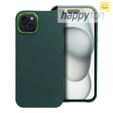 OEM FRAME tok iPhone 15 Plus zöld tok és táska
