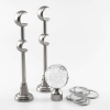 OEM Galéria dupla rúd fogazott rúddal Cristal Monaco 25/19, fém, ezüst - 360 cm