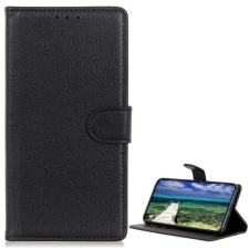 OEM Gigapack oldalra nyíló tok Xiaomi Redmi Note 12S fekete tok és táska