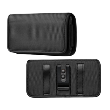 OEM GIGAPACK tok fekvő, textil univerzális, 7.2-7.5" méret, FEKETE tok és táska